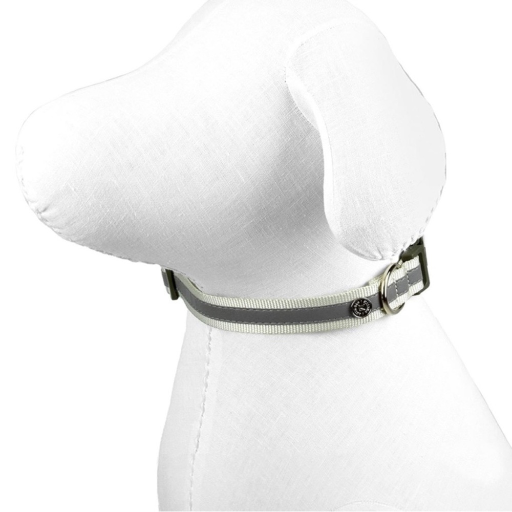 NWT MARTHA STEWART ADJUSTABLE
NYLON DOG COLLAR gray Size 14 (neck 10-14”) - Picture 4 of 8